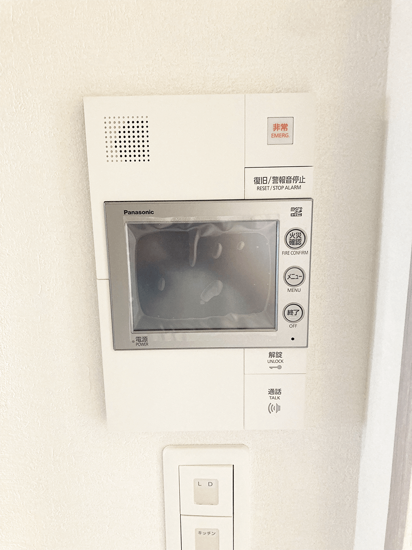 モニター付きインターホン